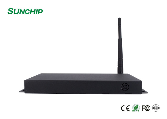 Metal HD Media Player Box Android Digital Signage Media Player CMS WIFI BT LAN 4G اختياري