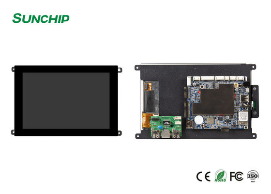 لوحة معدنية مدمجة بنظام أندرويد لشاشة عرض LCD مقاس 7 بوصة تعمل باللمس
