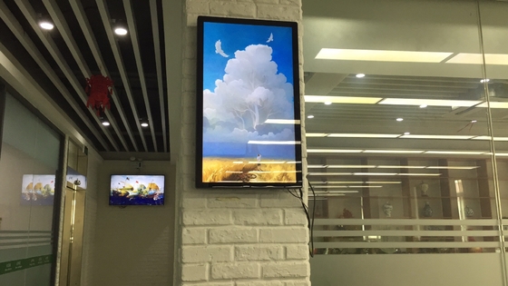 شاشة إعلانات مفيدة 21.5 بوصة مطعم لوحة القوائم الجدارية لوحات LVDS EDP lcd إشارات رقمية شاشة لمسة LCD